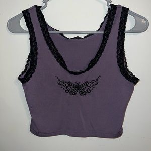 Romwe Cropped Tank Top Women’s Small